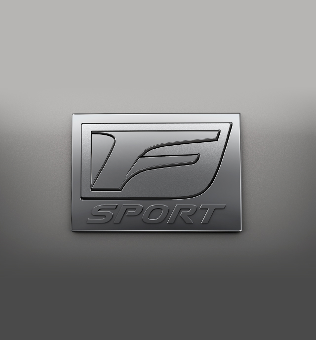 Newly Designed F SPORT-exclusive  Badge